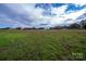 A large green grass area with houses in the background and a cloudy sky at 3034 Buffet Ln, Monroe, NC 28110