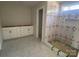 Bathroom with white cabinets and a large walk-in shower at 1017 Wandsworth Pl # Ken0108, Charlotte, NC 28215