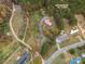 Aerial view of a house with approximate lot lines at 231 Cheek Rd, Clover, SC 29710