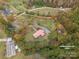 Aerial view of a house with approximate lot lines at 231 Cheek Rd, Clover, SC 29710