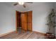 Bedroom with laminate flooring and closet at 231 Cheek Rd, Clover, SC 29710