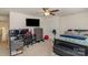 Bedroom featuring light gray carpets, and natural light at 2512 Holly Oak Ln, Gastonia, NC 28056