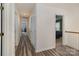 Hallway featuring gray floors and white paint at 2512 Holly Oak Ln, Gastonia, NC 28056