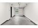 Spacious single car garage with automatic door opener and epoxy floor at 158 Mattoon St, Charlotte, NC 28216
