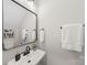 Stylish bathroom featuring a white sink and marble shower at 5319 Carden Dr, Charlotte, NC 28227