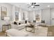 Beautifully designed living room with modern furnishings, natural light, and neutral tones at 5319 Carden Dr, Charlotte, NC 28227