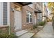 Modern brick townhome exterior features a well-maintained facade and inviting entrance at 4018 Capital Ridge Ct, Charlotte, NC 28205