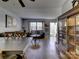 Living room with hardwood floors and access to backyard at 4609 Coronado Dr # O, Charlotte, NC 28212