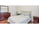 Bedroom with a double bed and two night stands at 2624 Woodlands Creek Dr, Monroe, NC 28110