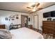 Spacious bedroom with a dresser and ensuite bathroom access at 3401 Stony Brook Cir, Newton, NC 28658