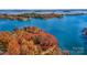 Lake Norman homesite with fall foliage at 109 Twiggs Ln, Mooresville, NC 28117