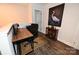 Upstairs loft office area featuring desk, a small cabinet, and a decorative painting at 126 Fleming Dr, Statesville, NC 28677
