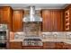 Modern kitchen features stainless steel appliances and custom cabinetry at 119 42Nd Avenue Nw Dr, Hickory, NC 28601