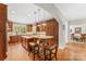 Spacious kitchen with granite countertops, stainless steel appliances, and custom cabinetry at 119 42Nd Avenue Nw Dr, Hickory, NC 28601