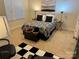 Bedroom with neutral walls, carpet floors, and black and white accents at 129 Johnson Manor St, Mooresville, NC 28115