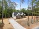 Aerial view of home with long driveway at 315 Bonaventure Dr, Salisbury, NC 28147