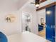 Bedroom with built-in shelving and access to additional storage at 400 Queens Rd # E5, Charlotte, NC 28207