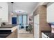 Eat-in kitchen with access to private patio and dining area at 400 Queens Rd # E5, Charlotte, NC 28207