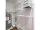 Storage room with wire shelving; great for extra storage at 400 Queens Rd # E5, Charlotte, NC 28207