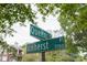 Street sign indicating the location of the property at 400 Queens Rd # E5, Charlotte, NC 28207