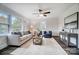 Bright living room featuring hardwood floors and neutral decor at 403 Little St, Lincolnton, NC 28092