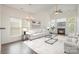 Living room features a fireplace and lots of natural light at 105 Beverly Chase Ln, Mooresville, NC 28117