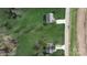 Aerial view of two houses and yard at 1244 Bob Falls Rd, Shelby, NC 28150