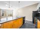 Modern kitchen with island and stainless steel sink at 2125 Southend Dr # 349, Charlotte, NC 28203