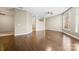 Spacious living room with hardwood floors and large windows at 2125 Southend Dr # 349, Charlotte, NC 28203