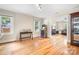 Bright and airy living room featuring hardwood floors and lots of natural light at 2401 Boy Scout Rd, Lincolnton, NC 28092