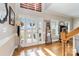 Bright entryway with hardwood floors and view of the backyard at 4815 Sugar And Wine Rd, Monroe, NC 28110