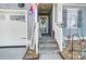 Charming front entrance with stone steps, a decorated glass door, and custom decor at 25622 Seagull Dr # 645, Lancaster, SC 29720