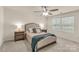 Bright bedroom with neutral decor and ceiling fan at 372 Olympia Way, York, SC 29745