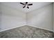 Bedroom with ceiling fan. The blank canvas awaits your personal touch to transform this space into your dream retreat at 4919 Polo Gate Blvd, Charlotte, NC 28216