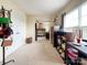 Walk-in closet with carpet flooring, natural light, and rack and shelf storage at 1096 Mountain Laurel Ct, Matthews, NC 28104