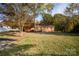Spacious backyard with large trees and grassy area at 198 Dunlap Loop, Statesville, NC 28625
