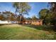 House backyard with a large lawn and trees at 198 Dunlap Loop, Statesville, NC 28625