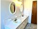 Double vanity bathroom with updated sinks and countertops at 198 Dunlap Loop, Statesville, NC 28625