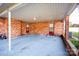 Covered carport area with brick exterior walls at 198 Dunlap Loop, Statesville, NC 28625
