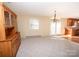 Dining room with hutch and access to backyard patio at 198 Dunlap Loop, Statesville, NC 28625