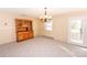 Dining room with hardwood floors and patio access at 198 Dunlap Loop, Statesville, NC 28625