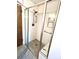 Large walk-in shower with grab bars and tiled walls at 198 Dunlap Loop, Statesville, NC 28625