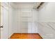 Walk-in closet with wire shelving at 448 Johnson Dairy Rd, Mooresville, NC 28115