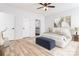 Spacious bedroom with hardwood floors and en-suite bathroom at 7039 Executive Cir, Denver, NC 28037