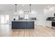 Modern kitchen with white cabinets and granite countertops at 7039 Executive Cir, Denver, NC 28037