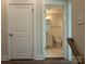 Clean bathroom with toilet, bathtub and vanity at 1421 Collier Walk Aly # Csw0209, Charlotte, NC 28205