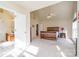 Main bedroom with wood furniture and ensuite bathroom access at 1009 Amber Ct, China Grove, NC 28023