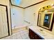 Bathroom includes tub, vanity, and a large mirror at 5199 Helms End Of Trl, Lincolnton, NC 28092