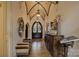 Grand entryway with high ceilings and elegant decor at 16908 Ashton Oaks Dr, Charlotte, NC 28278