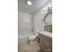 Bathroom with tub, toilet, and vanity with a modern look at 2306 6Th Nw Ave, Hickory, NC 28601